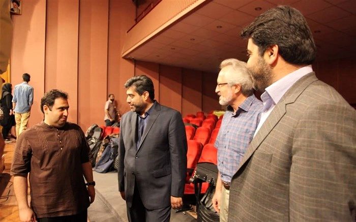 مدیر کل دفتر موسیقی به بازدید تمرین ارکستر ملی رفت