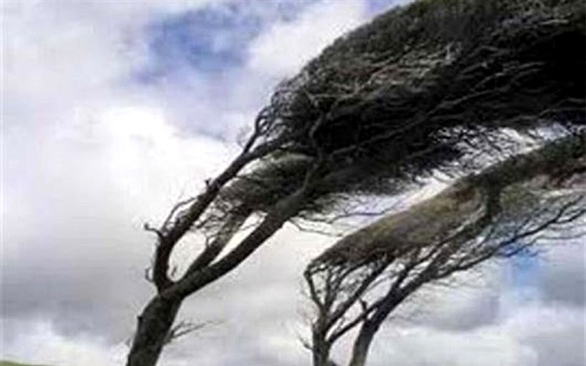 وزش تندباد گرم در اردبیل