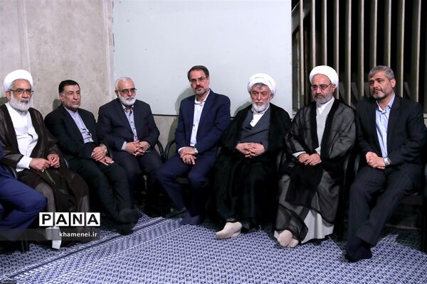 دیدارمسئولان قوه قضائیه با رهبر معظم انقلاب