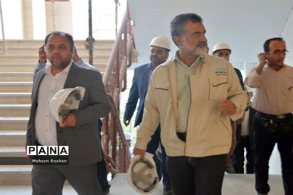 بازدید معاون وزیر و رئیس سازمان نوسازی ،توسعه و تجهیز مدارس کشور از استان بوشهر