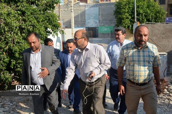 بازدید معاون وزیر و رئیس سازمان نوسازی ،توسعه و تجهیز مدارس کشور از استان بوشهر