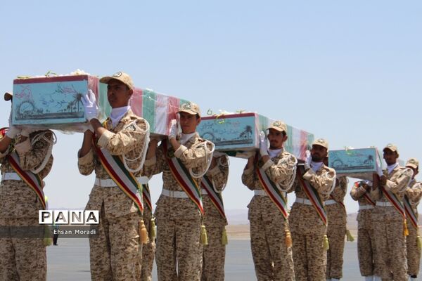 استقبال از شهدای گمنام در بیرجند