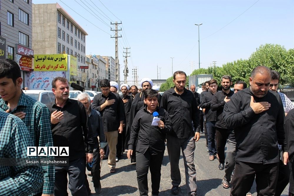 مراسم عزاداری صادق آل محمد(ص) در شهرستان اسلامشهر