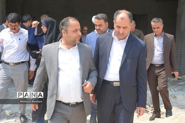 بازدید معاون وزیر و رئیس سازمان نوسازی ،توسعه و تجهیز مدارس کشور از استان بوشهر