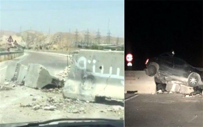 ورود دستگاه قضایی به حادثه تصادف جاده خرامه شیراز