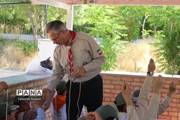 برگزاری پیش اردوی ملی دانش‌آموزان پیشتاز پسر استان زنجان