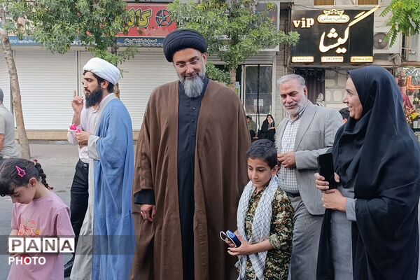 جشن ولایت در خیابانی که به نام غدیر نام گرفت
