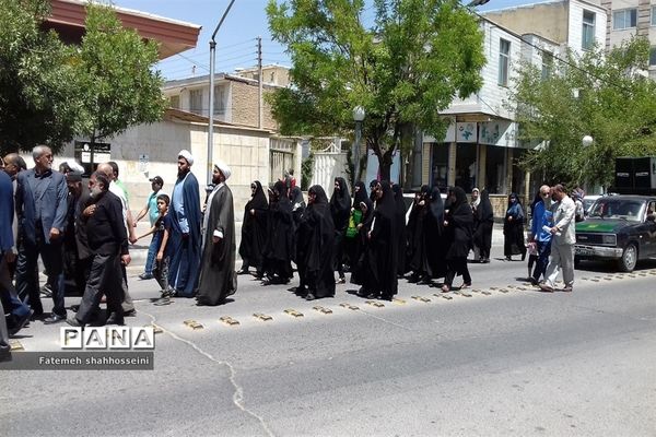 حضور کاروان خادمین آستان قدس رضوی در فیروزکوه