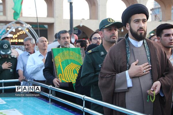 استقبال از خادمان آستان قدس رضوی  در یزد