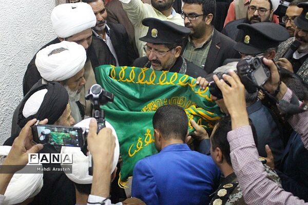 دیدار نماینده ولی فقیه و امام جمعه شهرستان بیرجند با کاروان حرم بارگاه رضوی
