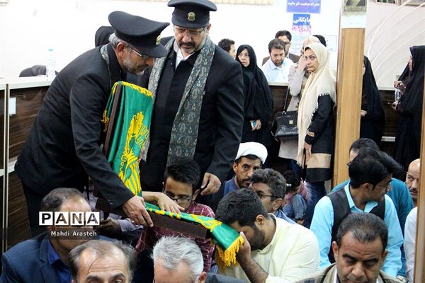 حضور کاروان رضوی در دفتر ثبت اسناد رسمی خراسان جنوبی