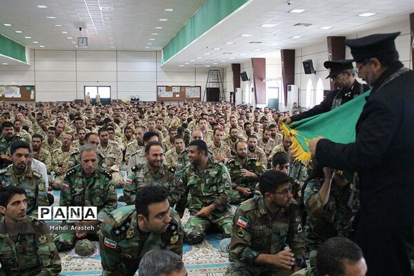 حضور کاروان زیرسایه خورشید حرم بارگاه رضوی در پادگان 04 امام رضا (ع) ارتش بیرجند