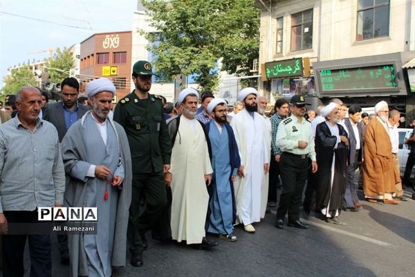 راهپیمایی هفته عفاف و حجاب در قائمشهر