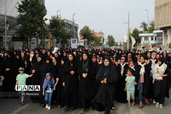 راهپیمایی هفته عفاف و حجاب در قائمشهر