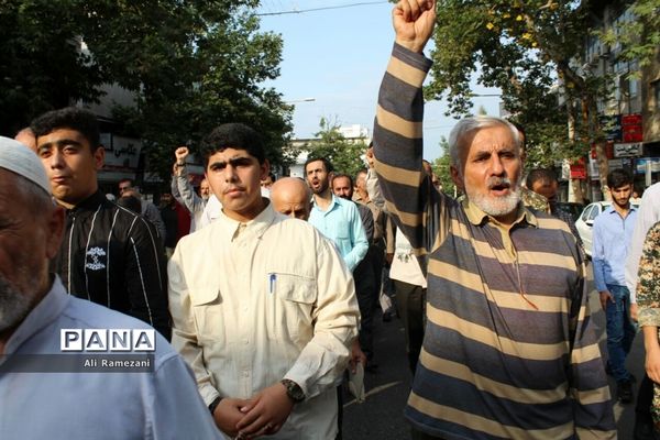 راهپیمایی هفته عفاف و حجاب در قائمشهر
