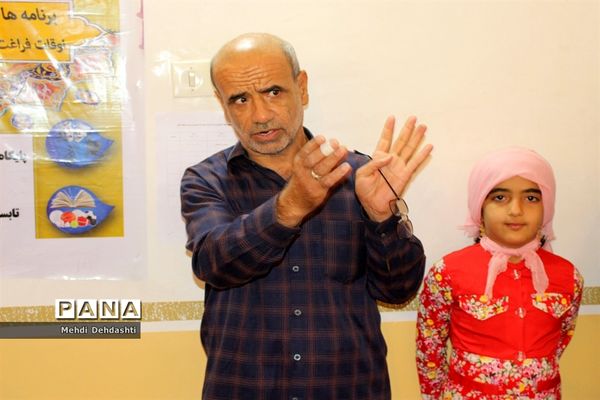 بازدید از فعالیت های دارالقرآن تبیان منطقه آب پخش  بوشهر