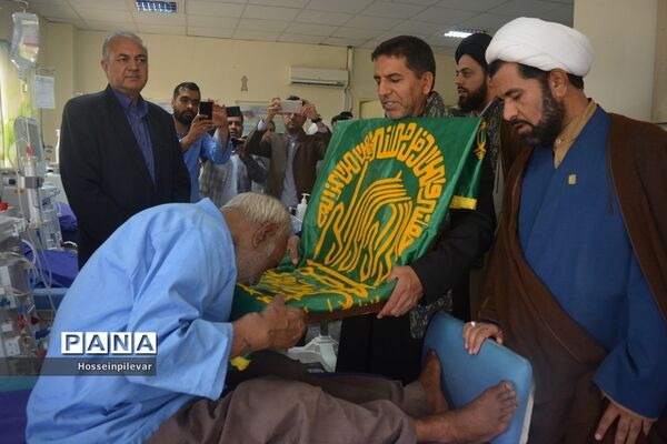 حضور دومین گروه کاروان خدام رضوی در شهرستان سرایان استان خراسان جنوبی