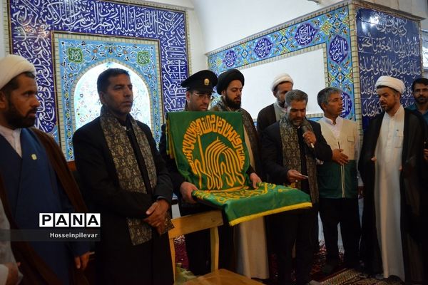 حضور دومین گروه کاروان خدام رضوی در شهرستان سرایان استان خراسان جنوبی