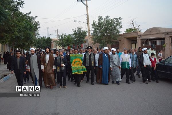 حضور دومین گروه کاروان خدام رضوی در شهرستان سرایان استان خراسان جنوبی