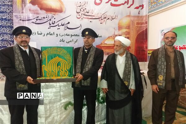 حضور کاروان خدام رضوی در شهرستان قاین