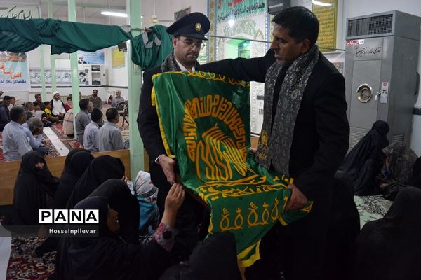 جشن دهه کرامت و حضور دومین گروه کاروان خدام رضوی در شهرستان سرایان استان خراسان جنوبی