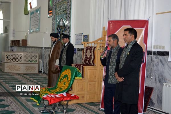 جشن دهه کرامت و حضور دومین گروه کاروان خدام رضوی در شهرستان سرایان استان خراسان جنوبی