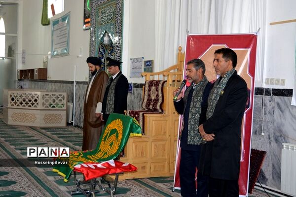 جشن دهه کرامت و حضور دومین گروه کاروان خدام رضوی در شهرستان سرایان استان خراسان جنوبی