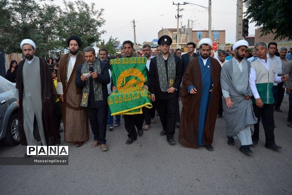 جشن دهه کرامت و حضور دومین گروه کاروان خدام رضوی در شهرستان سرایان استان خراسان جنوبی