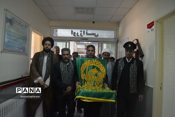 جشن دهه کرامت و حضور دومین گروه کاروان خدام رضوی در شهرستان سرایان استان خراسان جنوبی