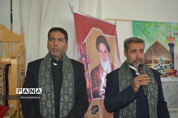 جشن دهه کرامت و حضور دومین گروه کاروان خدام رضوی در شهرستان سرایان استان خراسان جنوبی