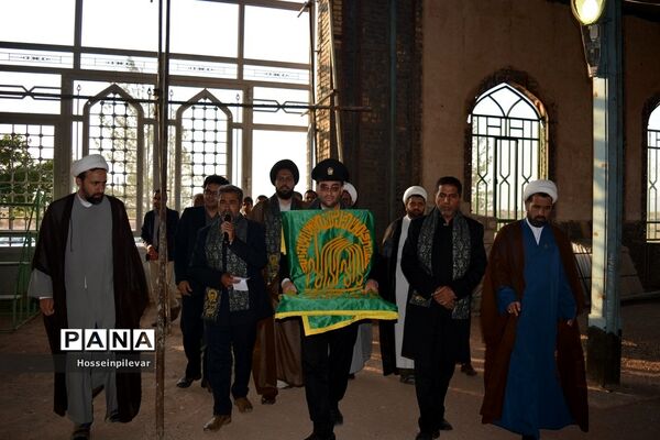 جشن دهه کرامت و حضور دومین گروه کاروان خدام رضوی در شهرستان سرایان استان خراسان جنوبی