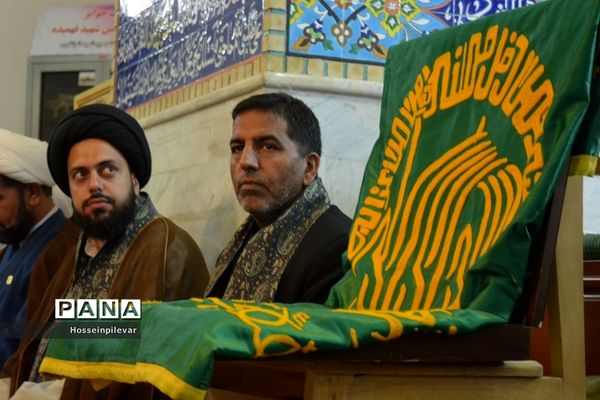 جشن دهه کرامت و حضور دومین گروه کاروان خدام رضوی در شهرستان سرایان استان خراسان جنوبی