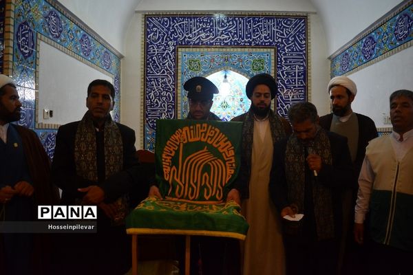 جشن دهه کرامت و حضور دومین گروه کاروان خدام رضوی در شهرستان سرایان استان خراسان جنوبی