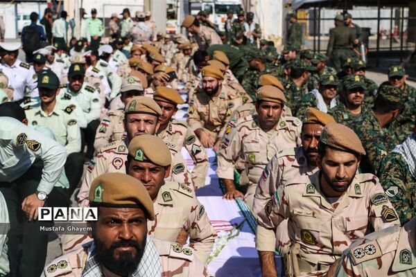 بازگشت پیکر پاک 44تن از شهدای جنگ تحمیلی از مرز شلمچه به میهن