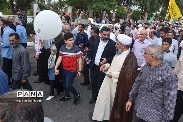 راهپیمایی هفته عفاف و حجاب در بابلسر
