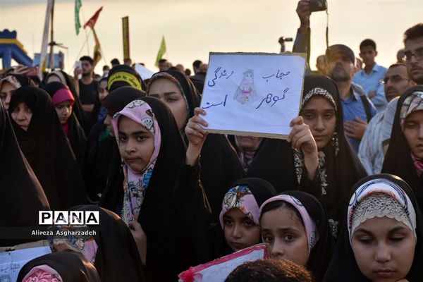 راهپیمایی هفته عفاف و حجاب در بابلسر