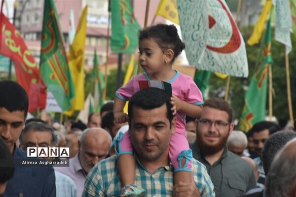 راهپیمایی هفته عفاف و حجاب در بابلسر