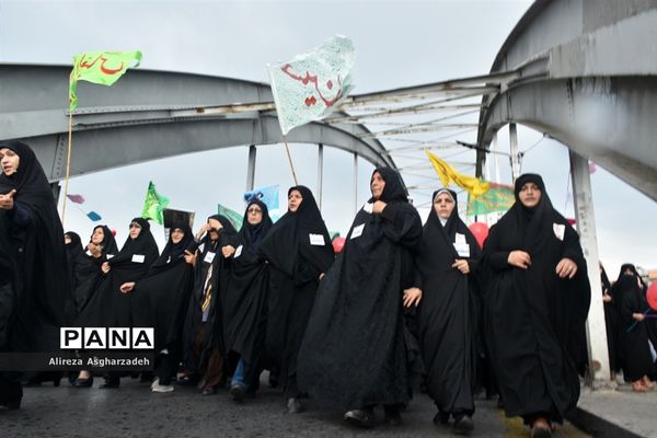 راهپیمایی هفته عفاف و حجاب در بابلسر