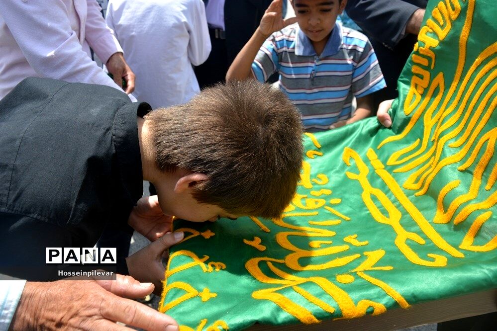 حضور دومین گروه کاروان خدام رضوی در شهرستان بشرویه استان خراسان جنوبی