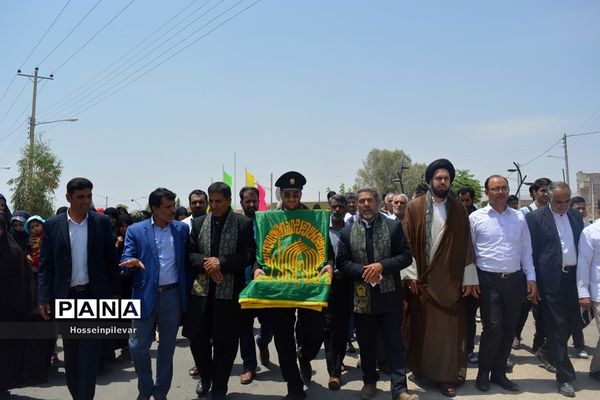 حضور دومین گروه کاروان خدام رضوی در شهرستان بشرویه استان خراسان جنوبی