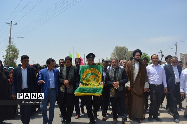 حضور دومین گروه کاروان خدام رضوی در شهرستان بشرویه استان خراسان جنوبی