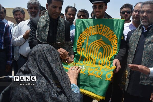 حضور دومین گروه کاروان خدام رضوی در شهرستان بشرویه استان خراسان جنوبی