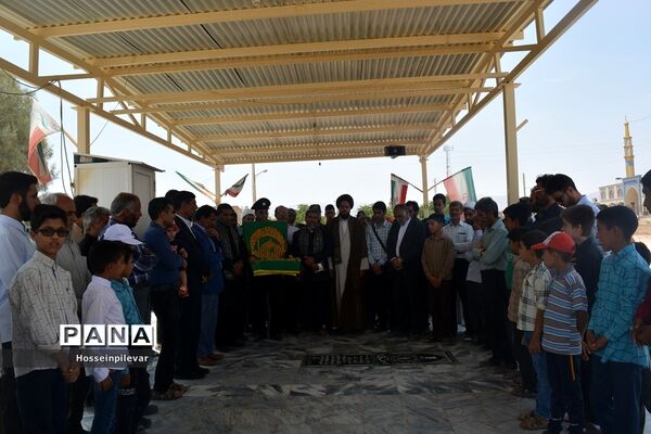حضور دومین گروه کاروان خدام رضوی در شهرستان بشرویه استان خراسان جنوبی