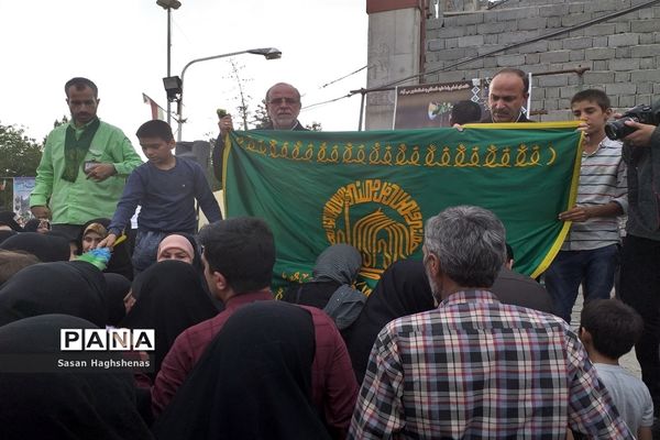 حضور خادمان آستان قدس رضوی در اسلامشهر