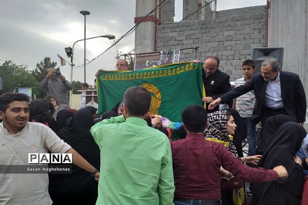 حضور خادمان آستان قدس رضوی در اسلامشهر