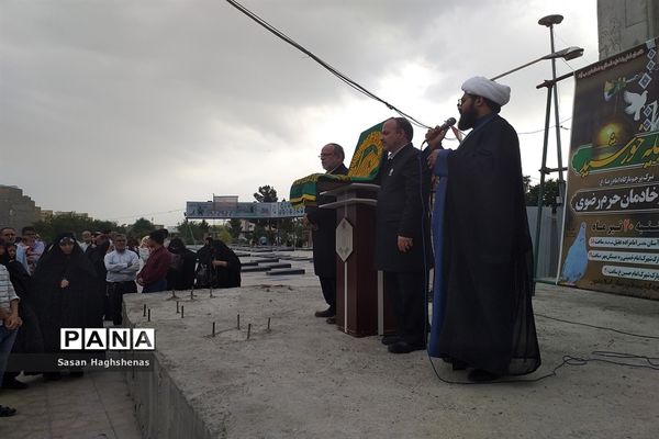 حضور خادمان آستان قدس رضوی در اسلامشهر