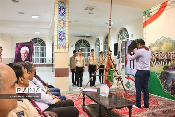 برگزاری جشنواره اردوی پیشتازان پسر و خبرنگاران پانا استان فارس