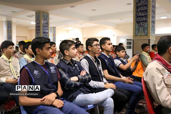 برگزاری جشنواره اردوی پیشتازان پسر و خبرنگاران پانا استان فارس