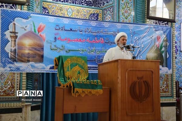 استقبال مردم شهرستان میانه از خادمان و حاملان پرچم متبرک رضوی