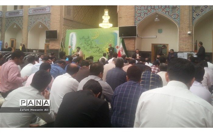 درخشش حافظ کل قرآن کریم خراسان شمالی در جشنواره کشوری طرح قدس
